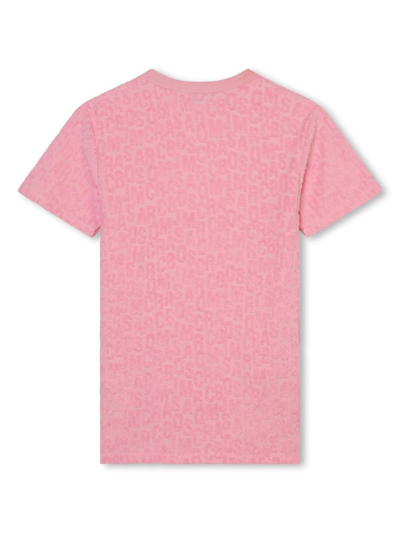 Shop Marc Jacobs Abito Corto Jumbled Con Effetto Jacquard In Pink