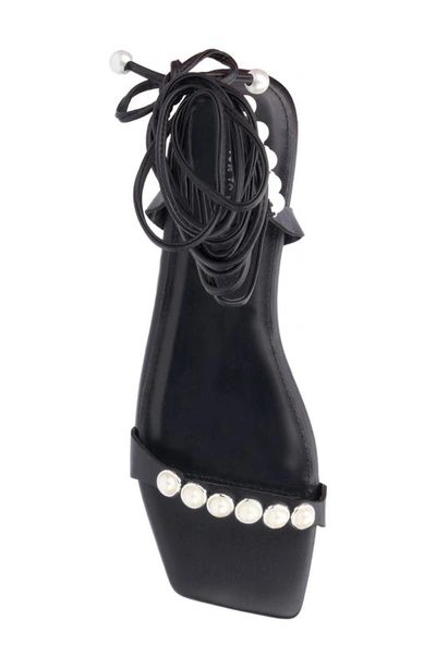 Shop Fashion To Figure Sammie Imitation Pearl Sandal In Black