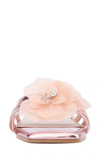 Fashion To Figure Shayla Slide Sandal In Baby Pink