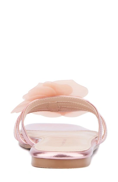 Fashion To Figure Shayla Slide Sandal In Baby Pink
