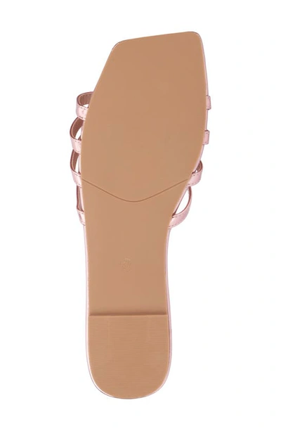 Fashion To Figure Shayla Slide Sandal In Baby Pink