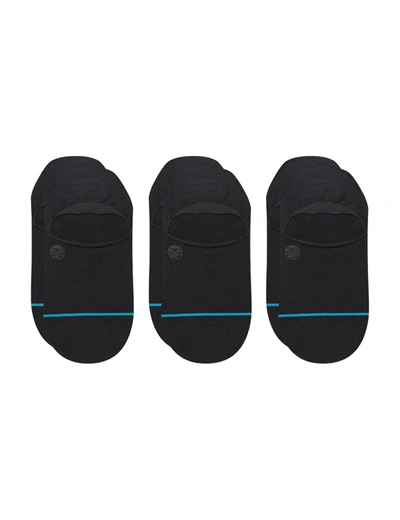 Shop Stance Icon No Show Sock 3 Pack In Black