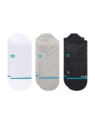 Shop Stance Run Light Tab Sock 3 Pack In Grey