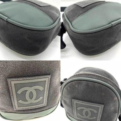 Pre-owned Chanel Sport Line Black Canvas Shopper Bag ()