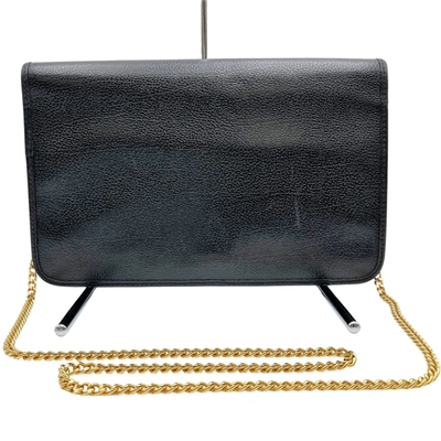 Shop Dior Black Leather Shopper Bag ()