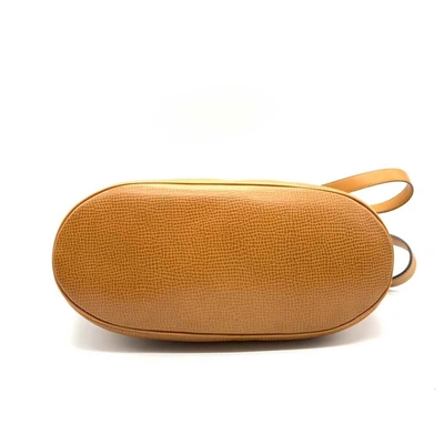 Shop Dior Brown Leather Shopper Bag ()