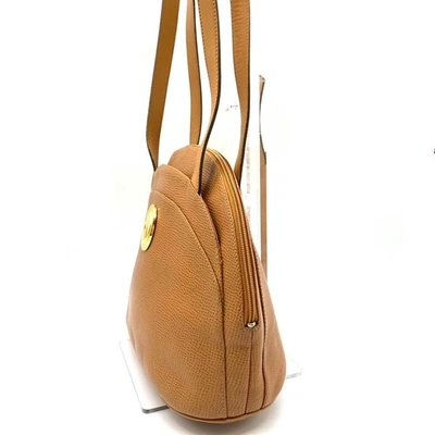 Shop Dior Brown Leather Shopper Bag ()