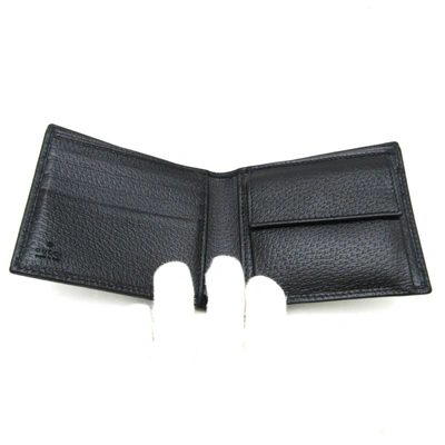 Shop Gucci Imprime Black Leather Wallet  ()