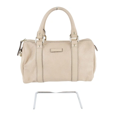 Shop Gucci Joy Pink Leather Travel Bag ()