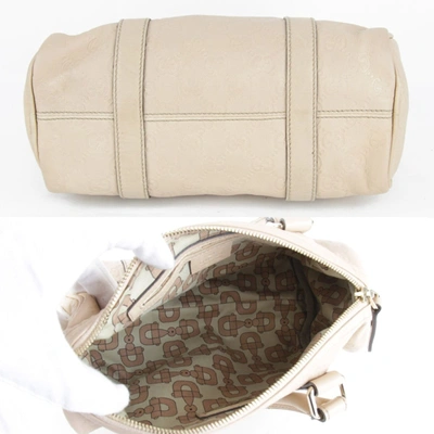 Shop Gucci Joy Pink Leather Travel Bag ()