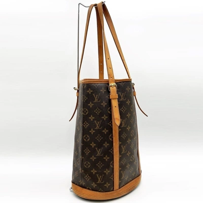 Pre-owned Louis Vuitton Bucket Brown Canvas Shopper Bag ()