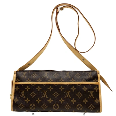 Pre-owned Louis Vuitton Popincourt Brown Canvas Shopper Bag ()