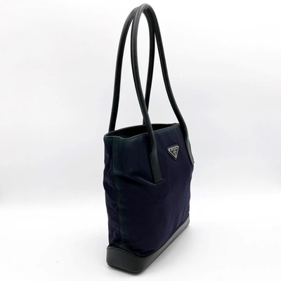 Shop Prada Re-nylon Purple Synthetic Shoulder Bag ()