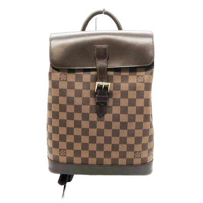 Pre-owned Louis Vuitton Soho Canvas Backpack Bag () In Brown