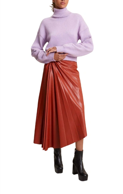 Shop A.l.c Taryn Sweater In Deep Lilac In Multi