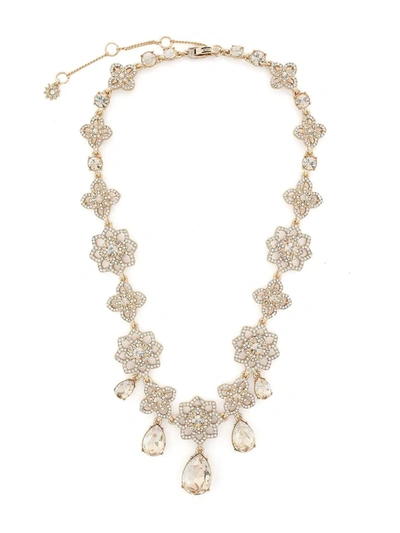 Shop Marchesa Lace Collar Necklace In Gold