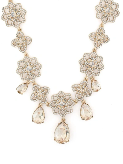 Shop Marchesa Lace Collar Necklace In Gold