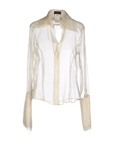 John Richmond Patterned Shirts & Blouses In Beige