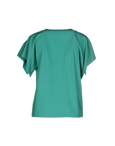 Shop Just Cavalli Blouses In Green