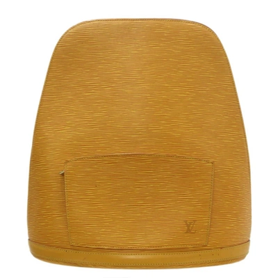 Pre-owned Louis Vuitton Gobelins Leather Backpack Bag () In Yellow