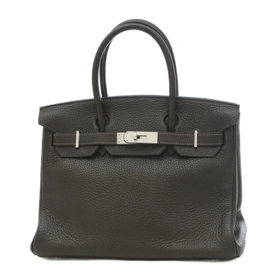 Shop Hermes Birkin Leather Shopper Bag () In Brown
