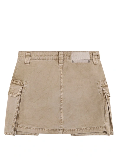 Shop Golden Goose Cotton Mini Skirt