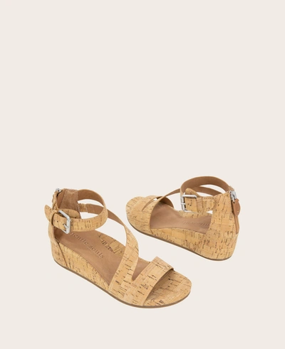 Gentle Souls Women's Gwen Zipper Sandals In Natural