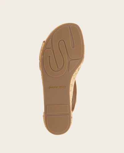 Gentle Souls Women's Gwen Zipper Sandals In Natural