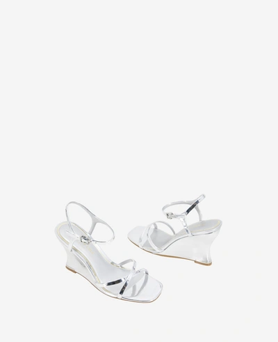Shop Kenneth Cole Freya Wedge Sandal In Silver