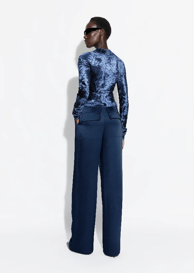 Lapointe Velvet Raglan Long Sleeve Top