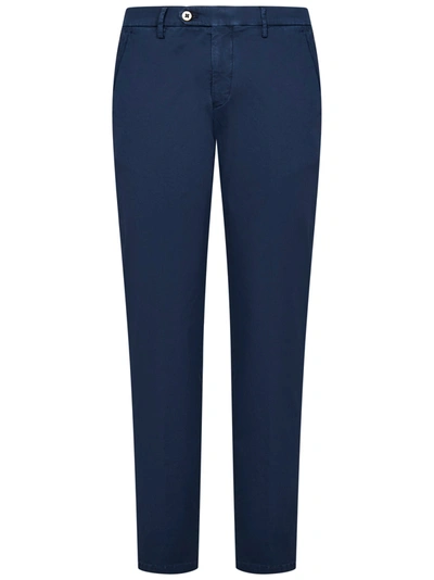 Shop Michael Coal Tk Am Mc-brad Plus Capri Trousers In Blu