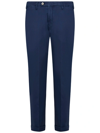 Shop Michael Coal Tk Am Mc-brad Mm Capri Trousers In Blu