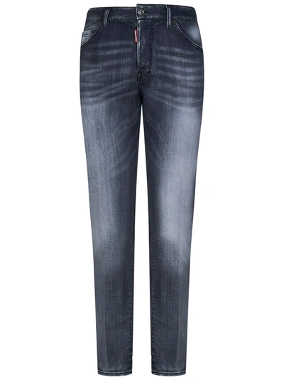 Shop Dsquared2 Grey Proper Wash Cool Guy Jeans In Nero