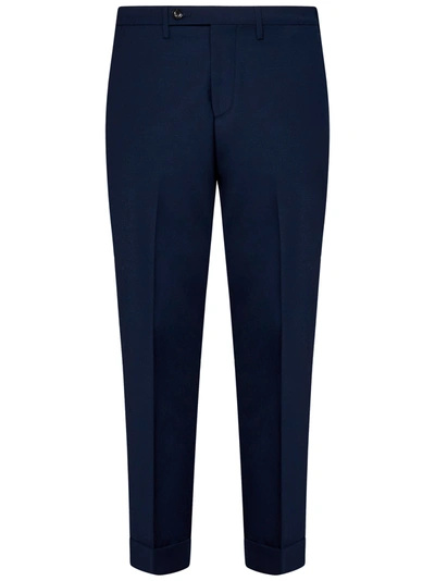 Shop Michael Coal Tk America Mc-brad Capri Trousers In Blu
