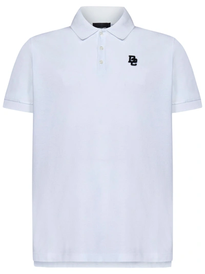Shop Dsquared2 Tennis Fit Polo Shirt In Bianco