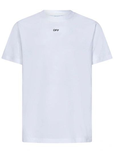 Shop Off-white T-shirt In Bianco