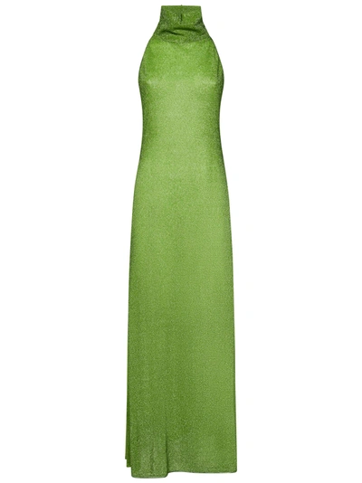 Shop Oseree Osèree Lumière Dress In Verde