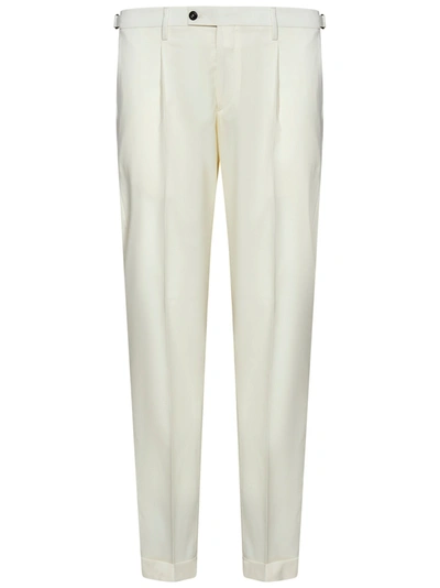 Shop Michael Coal Tk America Trousers In Bianco