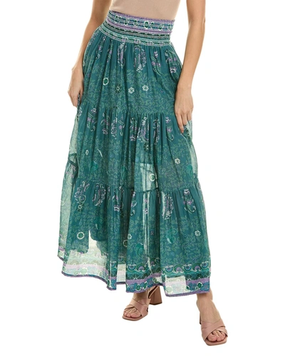 Shop Raga Manisha Maxi Skirt In Blue
