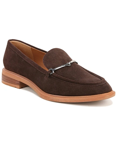 Shop Franco Sarto Eda3 Leather Slip-on In Brown