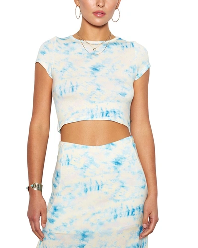 Shop Tart Kylie Short Sleeve Top In Blue