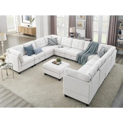 Shop Simplie Fun U Shape Modular Sectional Sofa