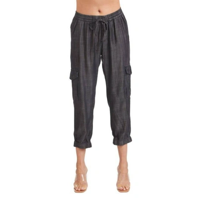 Shop Carre Noir Gray Washed Cargo Jogger In Multi