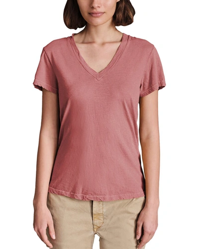 Shop Sundry V-neck T-shirt In Pink