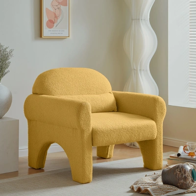 Shop Simplie Fun Modern Boucle Accent Chair