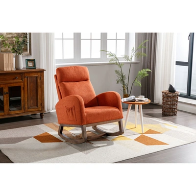 Shop Simplie Fun Living Room Comfortable Rocking Chair Living Room Chair