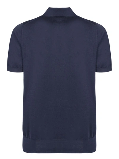 Shop Brunello Cucinelli T-shirts In Blue