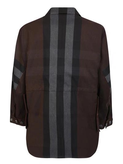Shop Burberry Jackets In Brown
