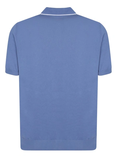 Shop Canali T-shirts In Blue