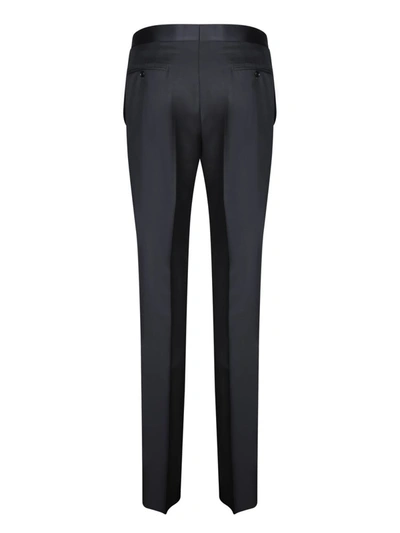 Shop Canali Trousers In Black